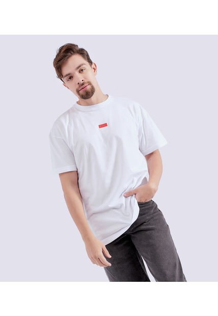 Camiseta Oversize Estampada Para Hombre Typer