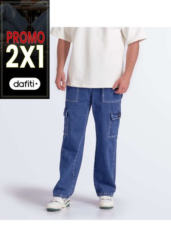 Jean Tipo Carpintero Relaxed Fit Para Hombre Typer Typer