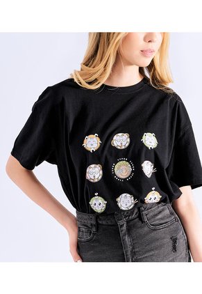 Camiseta Para Mujer Oversize Typer