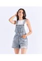 Overol Para Mujer En Denim Corto Typer de Typer