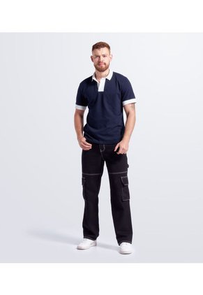 Polo Para Hombre Combinado Typer