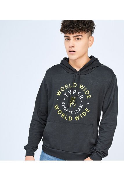 Buzo Negro Typer 825189