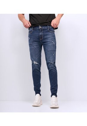 Jean Para Hombre Skinny Con Destroyer Typer