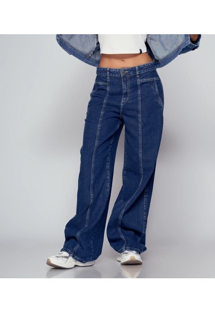 Jean Wide Leg Para Mujer Typer