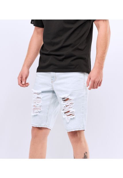 Bermuda Para Hombre Con Rotos Typer