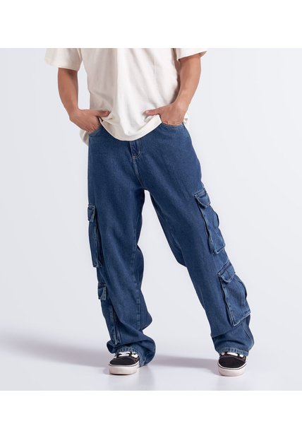 Jean Para Hombre Tipo Cargo Typer