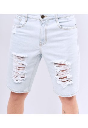 Bermuda Para Hombre Con Rotos Typer