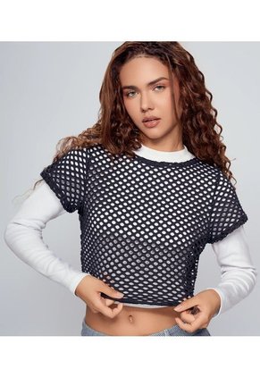Blusa Texturizada Para Mujer Typer
