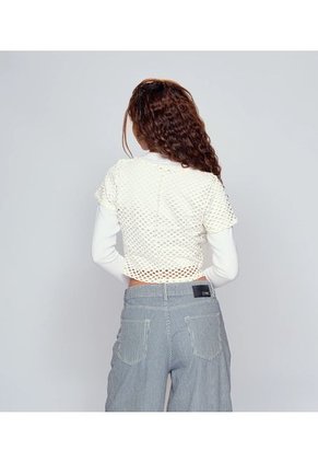 Blusa Texturizada Para Mujer Typer