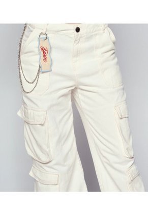 Pantalon Wide Leg Cargo Para Mujer Typer