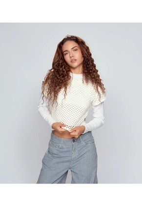 Blusa Texturizada Para Mujer Typer