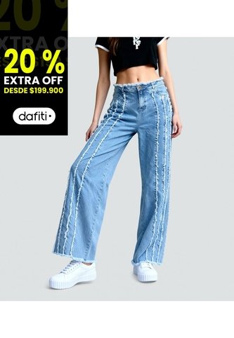 Jean Para Mujer Wide Leg Typer Typer