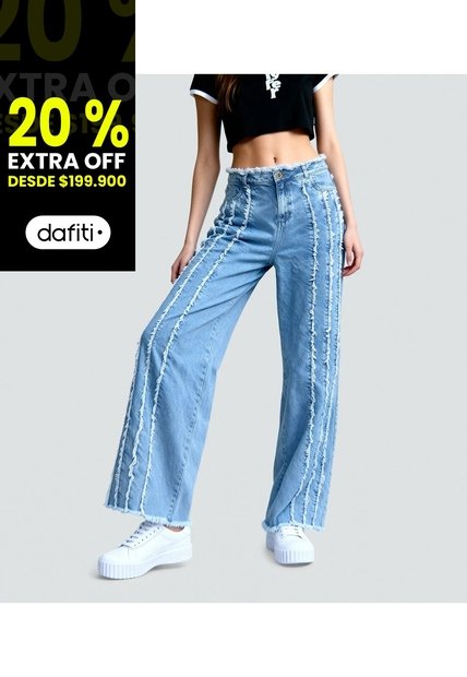 Jean Para Mujer Wide Leg Typer