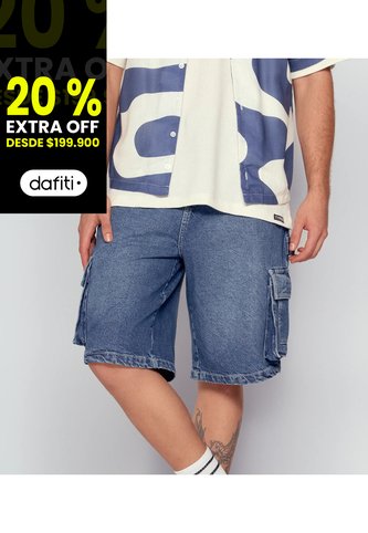 Bermuda Tipo Cargo Para Hombre Typer Typer
