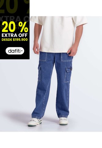 Jean Tipo Carpintero Relaxed Fit Para Hombre Typer Typer