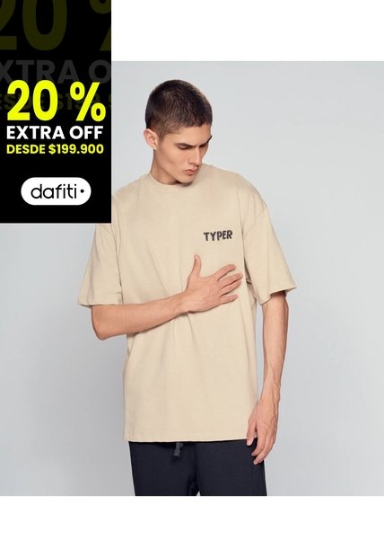 Camiseta Para Hombre Typer