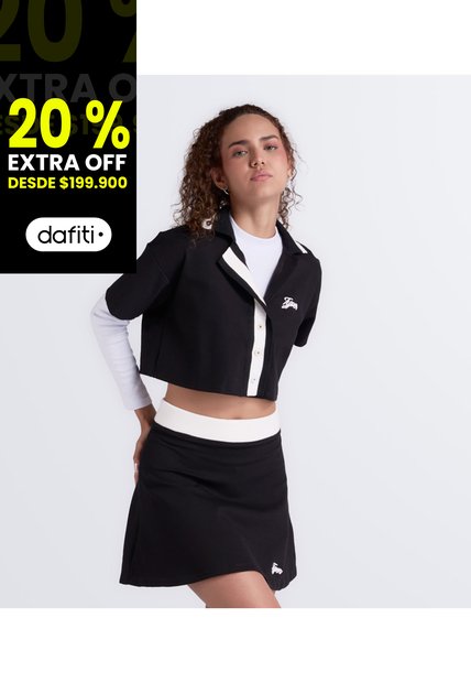 Blusa Boxy Con Tejidos Typer