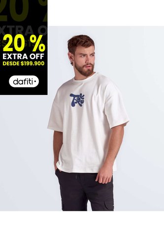 Camiseta  Extraoversize En Burda Typer Typer