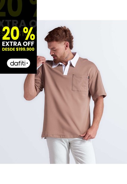Polo Para Hombre Oversize Typer