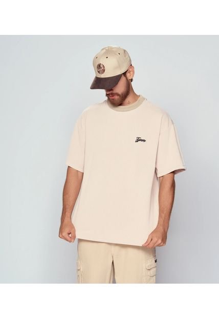 Camiseta Con Cuello Tejido Para Hombre Typer