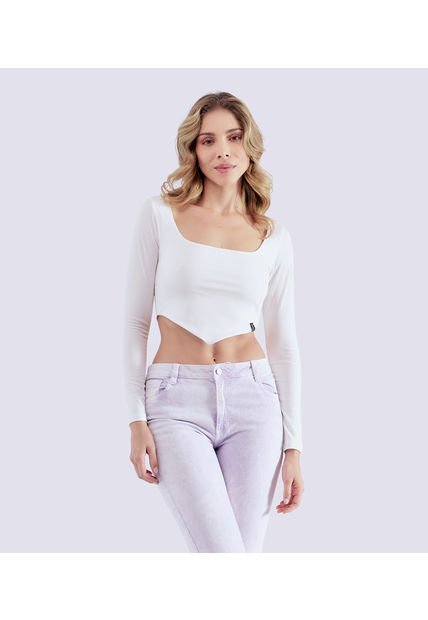 Blusa Para Mujer Escote Cuadrado Typer