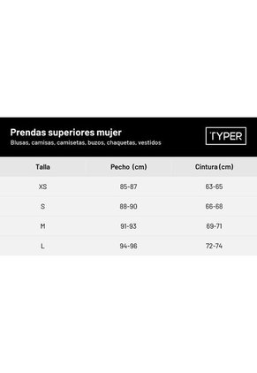 Blusa Para Mujer Typer
