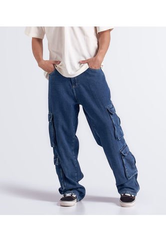 Jean Para Hombre Tipo Cargo Typer Typer