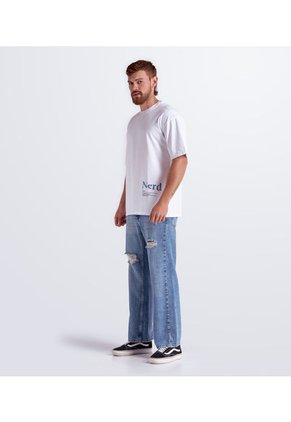 Camiseta Para Hombre Oversize Typer