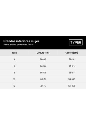 Falda Para Mujer Corta Typer