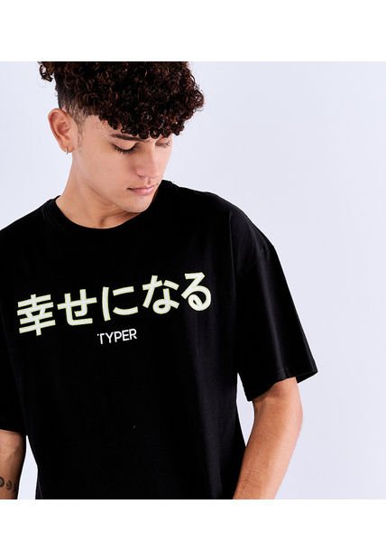 Camiseta Oversize  Hombre Typer
