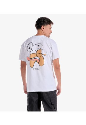 Camiseta Oversize Para Hombre Typer