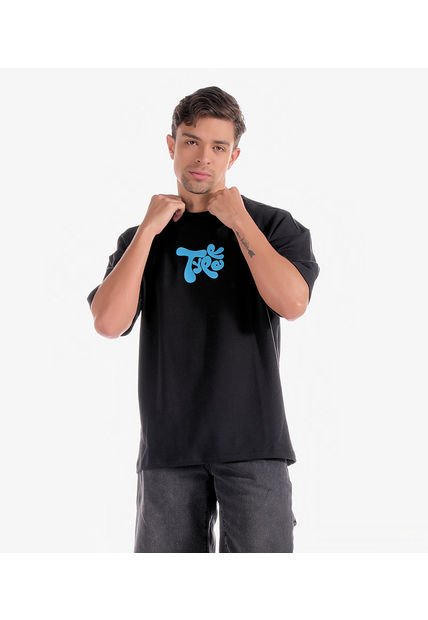 Camiseta Oversize Para Hombre Typer