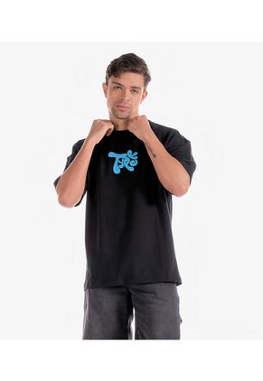 Camiseta Oversize Para Hombre Typer