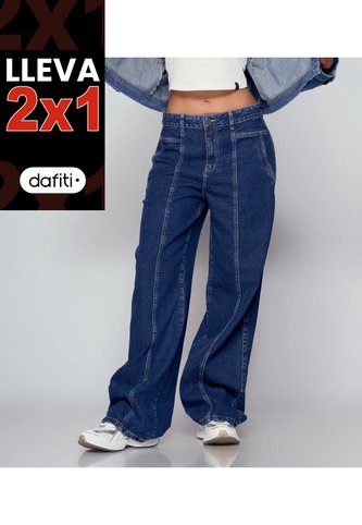 Jean Wide Leg Para Mujer Typer Typer