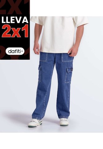 Jean Tipo Carpintero Relaxed Fit Para Hombre Typer Typer