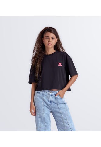 Camiseta Oversize Estampada Typer Typer