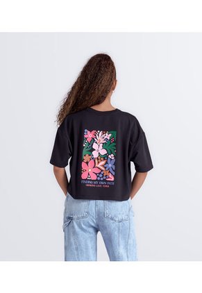 Camiseta Oversize Estampada Typer