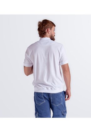 Polo Con Cierre Estampado Typer