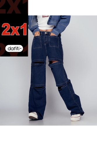 Jean Wide Leg Para Mujer Typer Typer