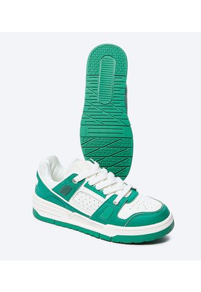 Tenis Con Cordon Ajustable En Material Typer