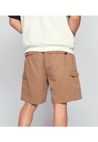 Bermuda Baggy Cargo Encauchada Para Hombre Typer Typer