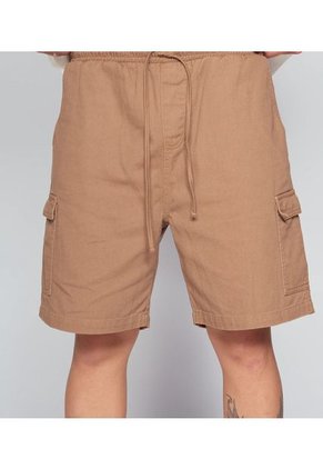 Bermuda Baggy Cargo Encauchada Para Hombre Typer
