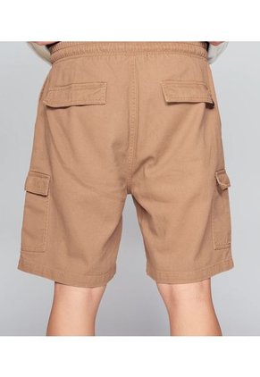 Bermuda Baggy Cargo Encauchada Para Hombre Typer