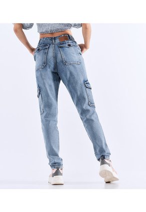 Jean Confort Para Mujer Tipo Cargo Typer