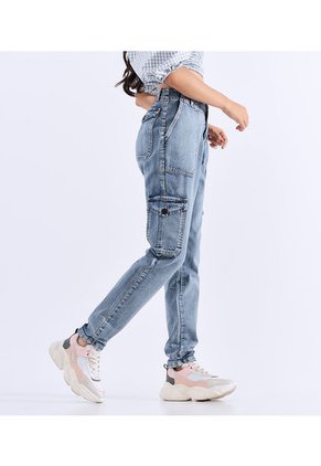 Jean Confort Para Mujer Tipo Cargo Typer