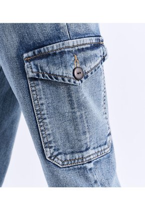 Jean Confort Para Mujer Tipo Cargo Typer