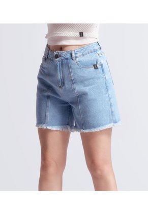Short Denim Con Cortes Typer