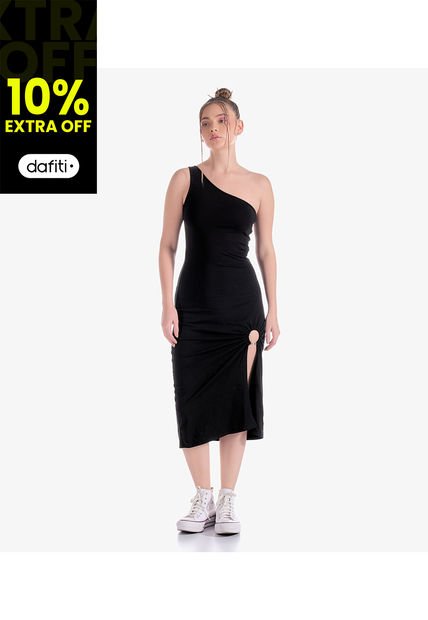 Vestido De Un Hombro Para Mujer Typer