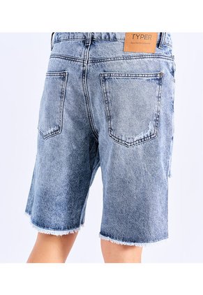 Bermuda Para Hombre Denim Typer