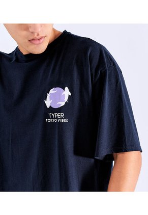 Camiseta Para Hombre Oversize Typer